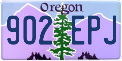 OR license plate 902EPJ