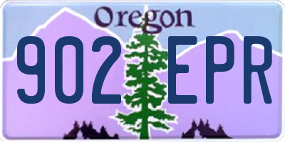 OR license plate 902EPR
