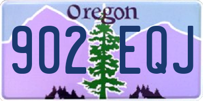 OR license plate 902EQJ