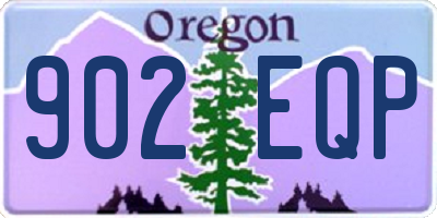 OR license plate 902EQP