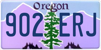 OR license plate 902ERJ