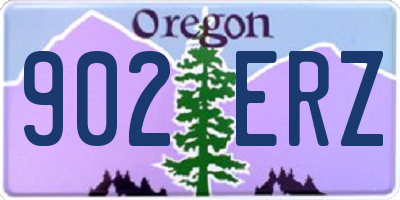 OR license plate 902ERZ