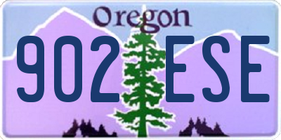 OR license plate 902ESE