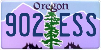 OR license plate 902ESS
