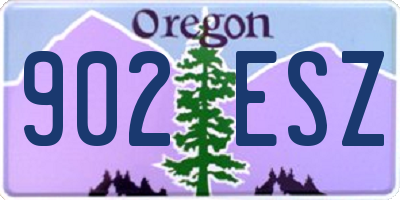 OR license plate 902ESZ