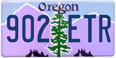 OR license plate 902ETR