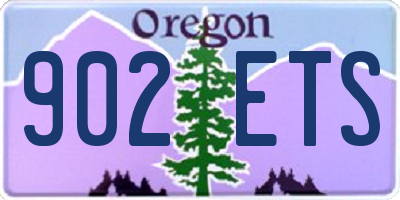 OR license plate 902ETS