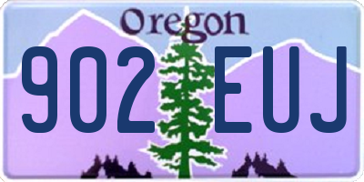 OR license plate 902EUJ