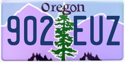 OR license plate 902EUZ