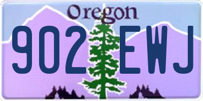OR license plate 902EWJ