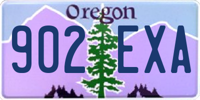 OR license plate 902EXA