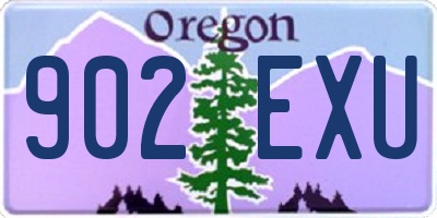 OR license plate 902EXU