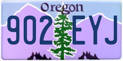 OR license plate 902EYJ