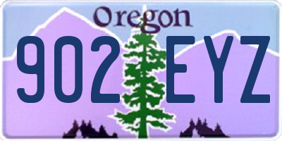 OR license plate 902EYZ