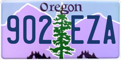 OR license plate 902EZA