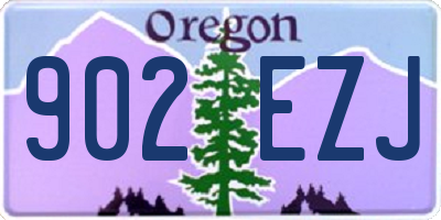 OR license plate 902EZJ
