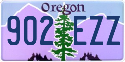 OR license plate 902EZZ