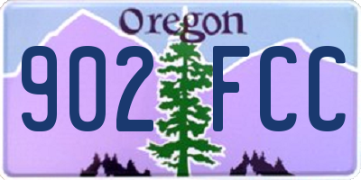 OR license plate 902FCC