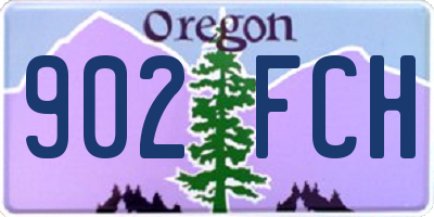 OR license plate 902FCH