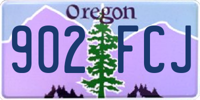 OR license plate 902FCJ