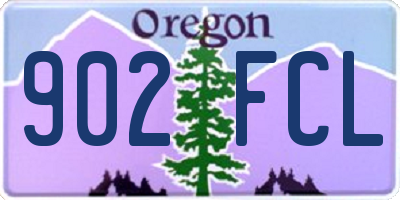 OR license plate 902FCL