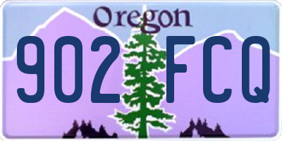 OR license plate 902FCQ