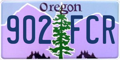 OR license plate 902FCR
