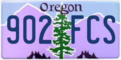 OR license plate 902FCS