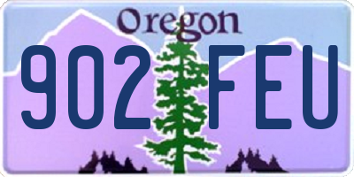 OR license plate 902FEU