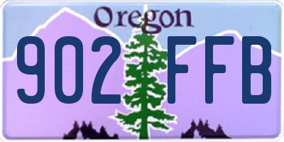 OR license plate 902FFB
