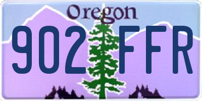 OR license plate 902FFR