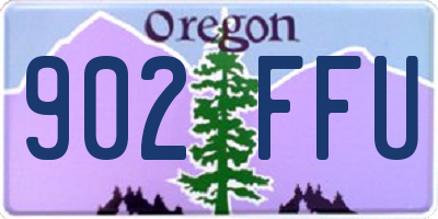 OR license plate 902FFU