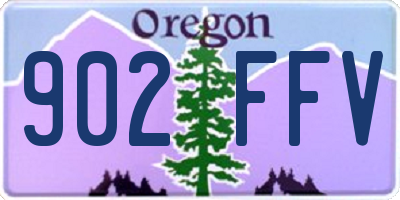OR license plate 902FFV
