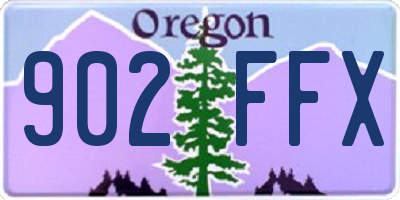 OR license plate 902FFX