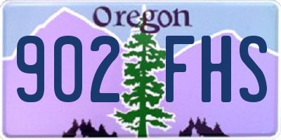 OR license plate 902FHS