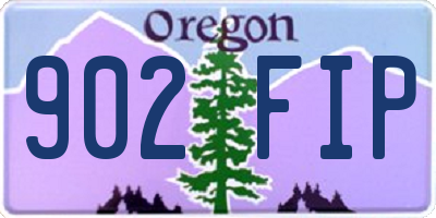 OR license plate 902FIP