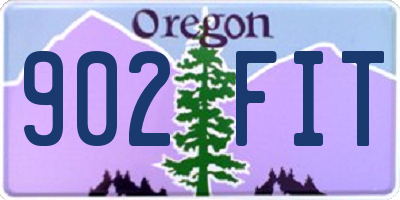 OR license plate 902FIT