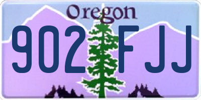 OR license plate 902FJJ