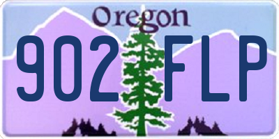 OR license plate 902FLP