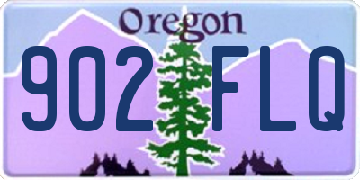 OR license plate 902FLQ