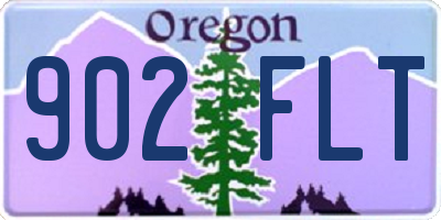 OR license plate 902FLT