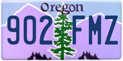 OR license plate 902FMZ