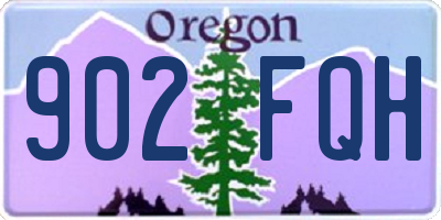 OR license plate 902FQH