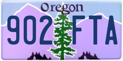 OR license plate 902FTA