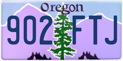 OR license plate 902FTJ