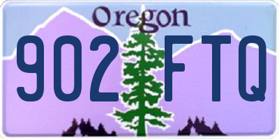 OR license plate 902FTQ