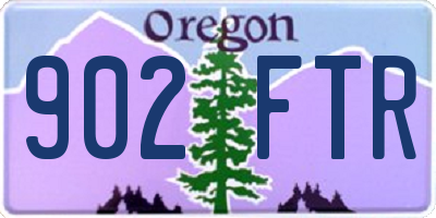 OR license plate 902FTR