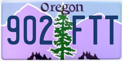 OR license plate 902FTT
