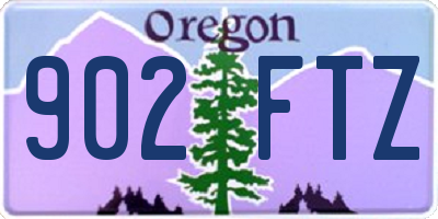 OR license plate 902FTZ