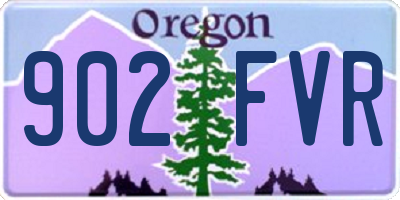 OR license plate 902FVR